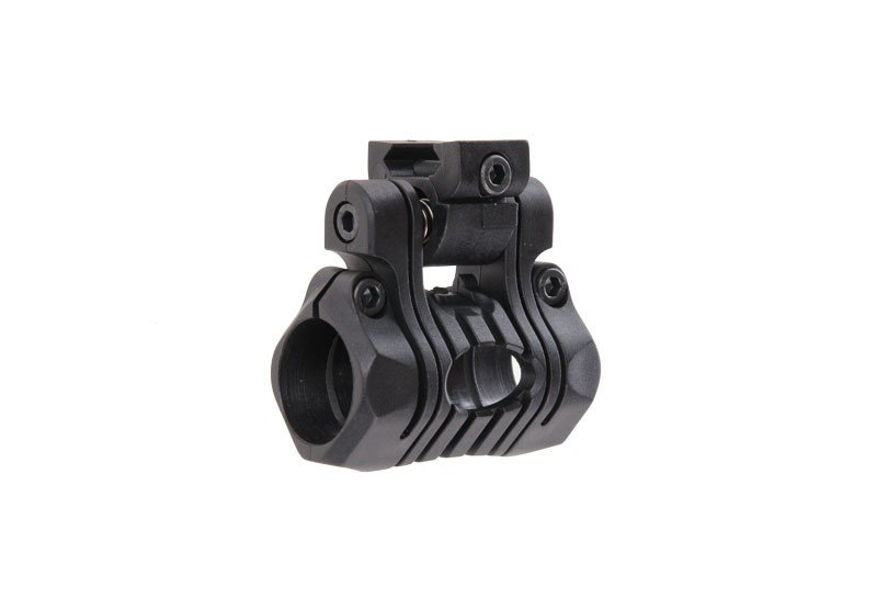 5-position flashlight mount – black Black 