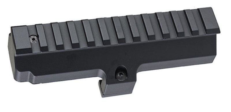 Airsoft top RIS mount for vz.58 Delta Armory Black 