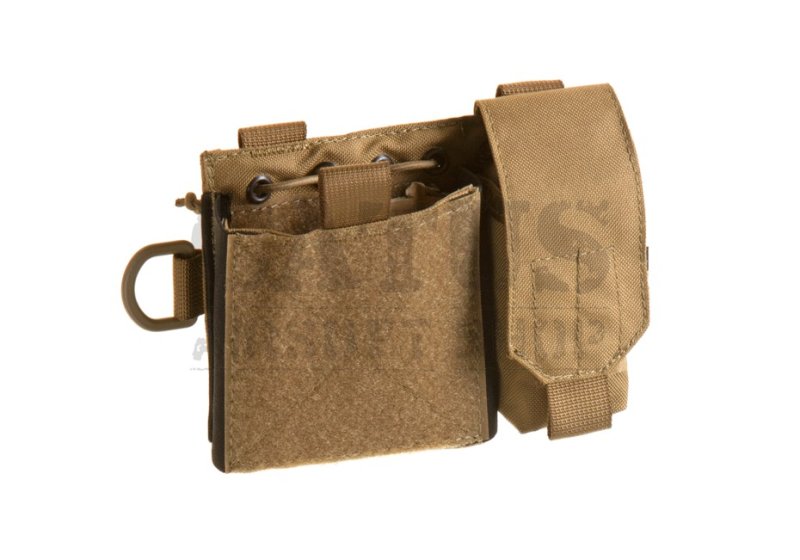 MOLLE Admin Pouch with a pouch for a pistol magazine Invader Gear Coyote 