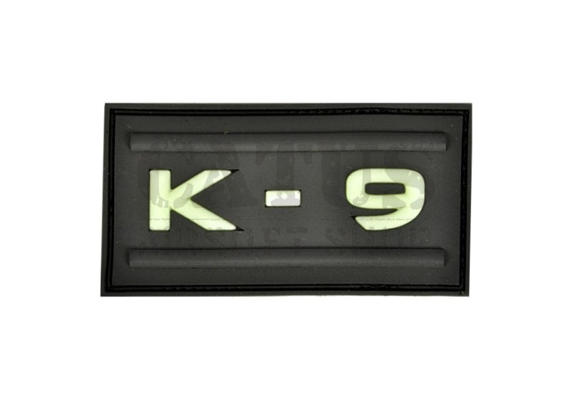 K-9 Rubber Patch Glow in the Dark  