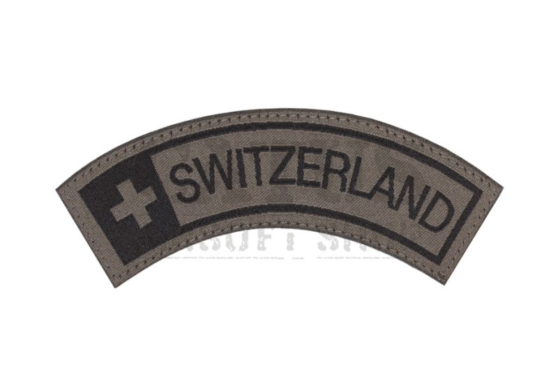 Switzerland Tab Patch Dark Grey 