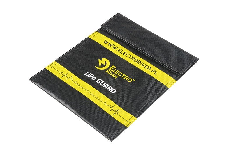 Protective bag for ElectroRiver Li-Po flashlights Black