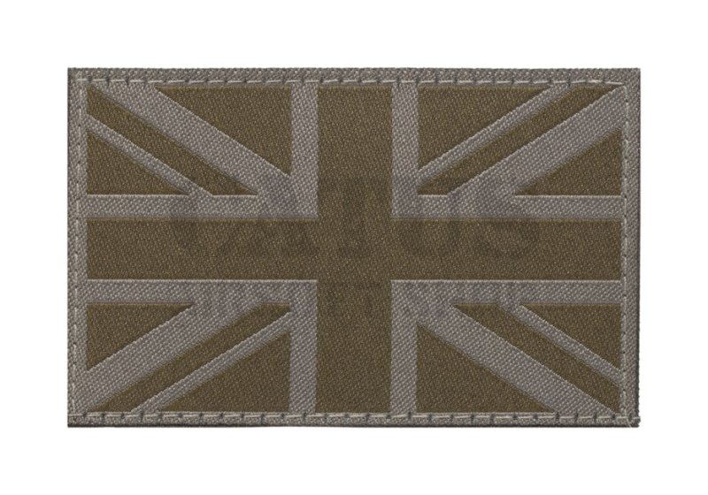 Velcro patch Great Britain flag Claw Gear Dark Grey 