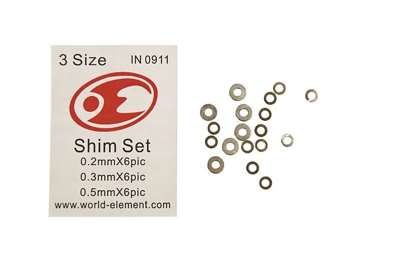 Shim set for gearbox  