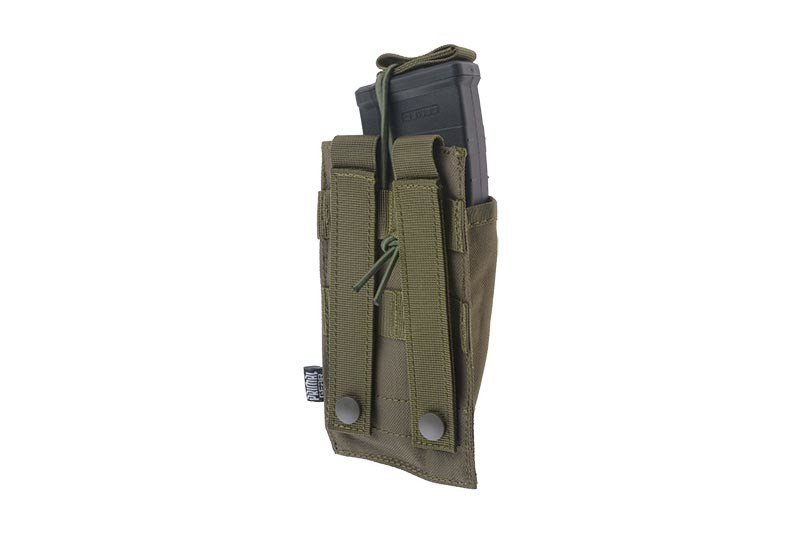 Single OPEN AK mag pouch - olive Oliva 