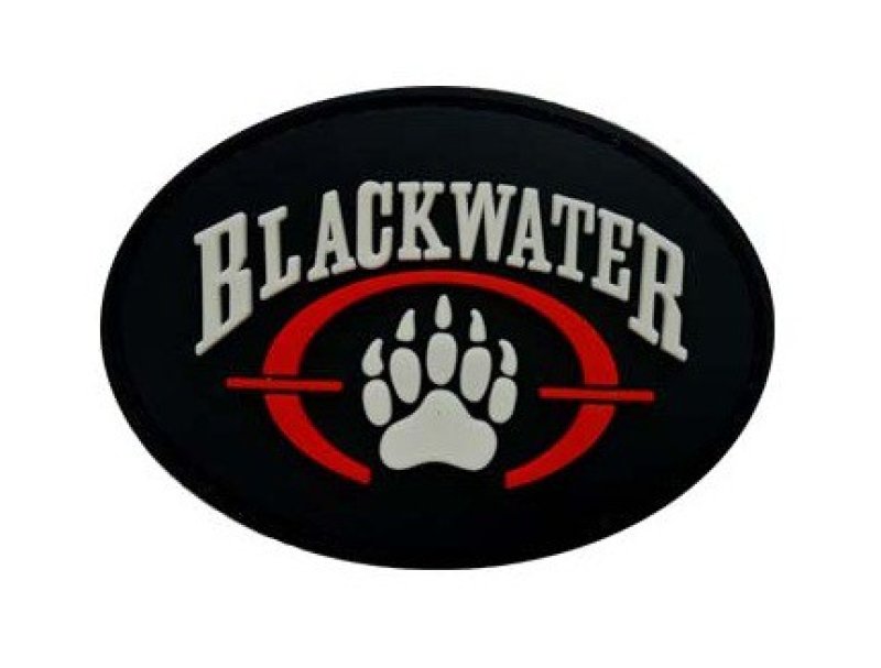 3D velcro patch Blackwater Black 