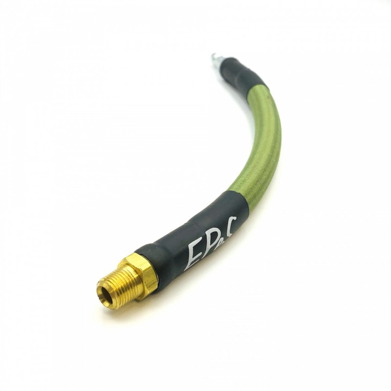 GL hose for HPA system - QD male + 1/8NPT - 20cm EPeS Airsoft Green 