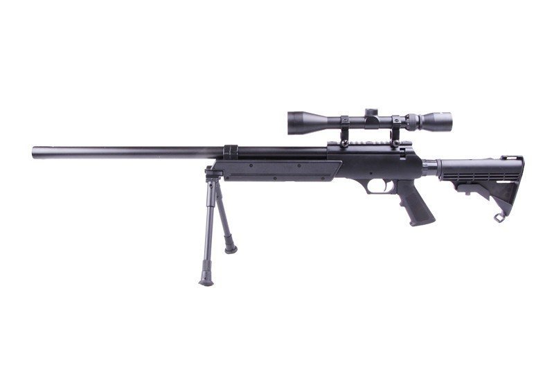 WELL Airsoft Sniper MB06D with rifle scope and bipod  