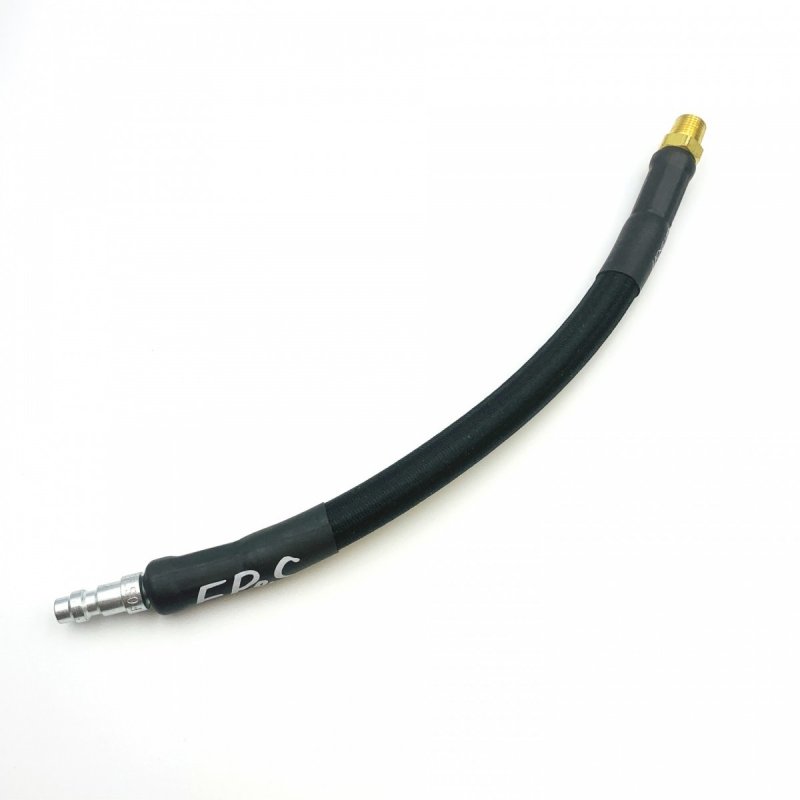 IGL hose for HPA system 20 cm with grey braid EPeS Airsoft  
