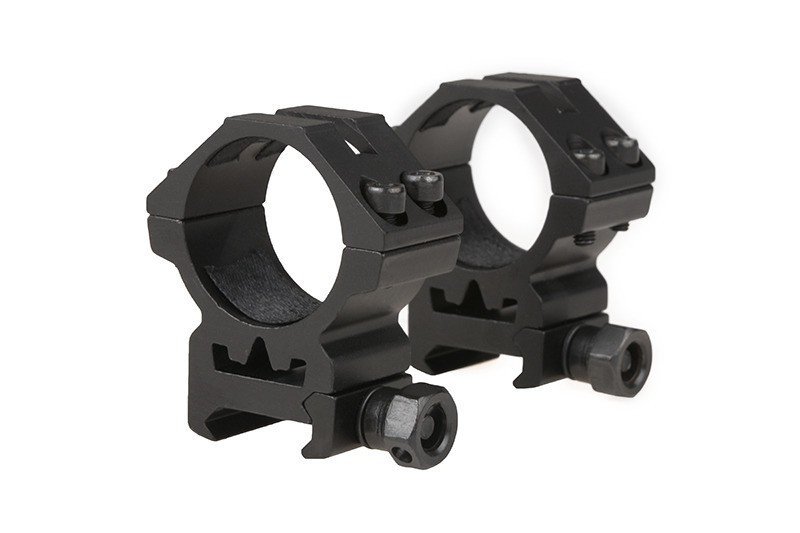 Airsoft mounting rings 30mm low Delta Armory Black