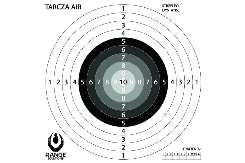 Range Solutions paper target 14x14cm 100pcs  