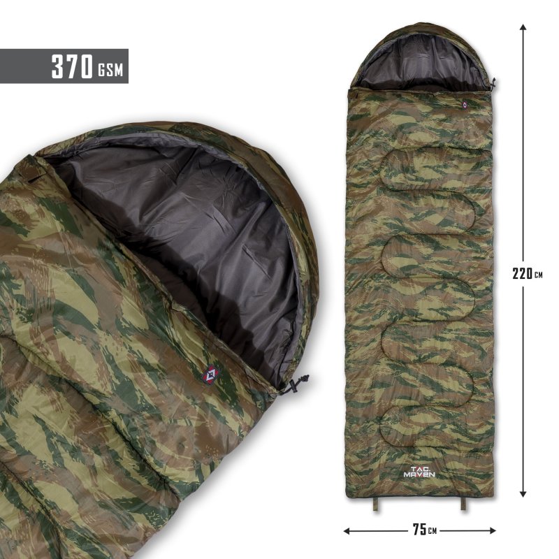 Sleeping bag Major 370gr Pentagon Greek Camo 