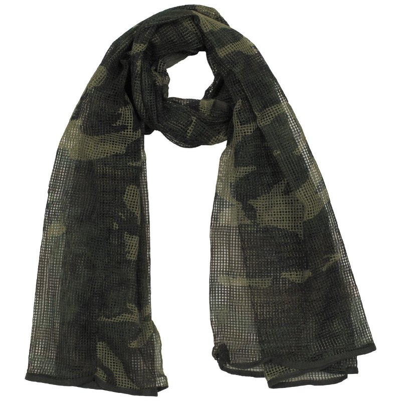 Camouflage net scarf MFH Woodland 