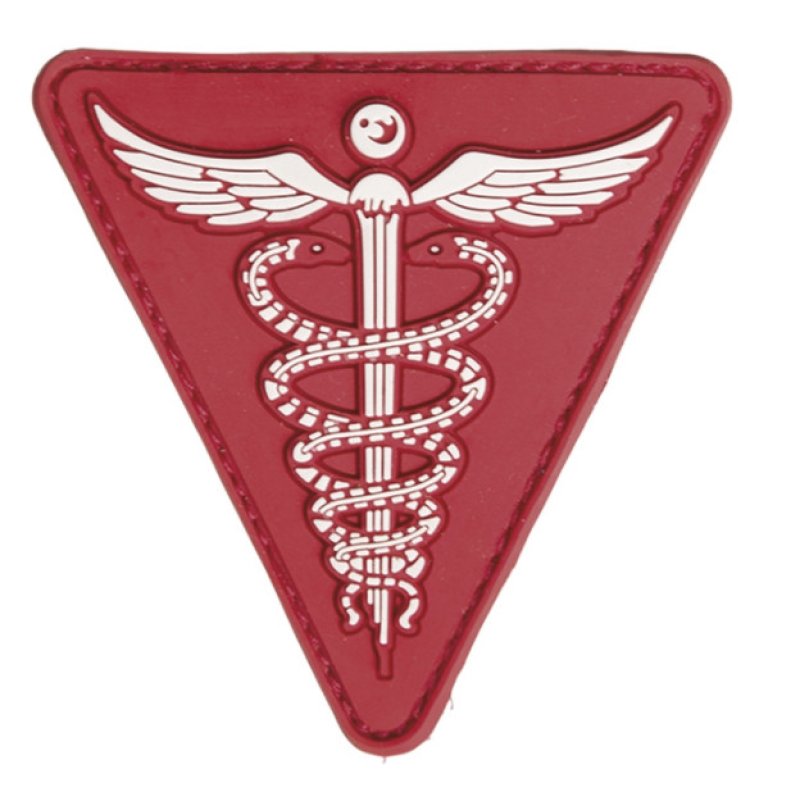 Velcro patch 3D Medical Mil-Tec Red 