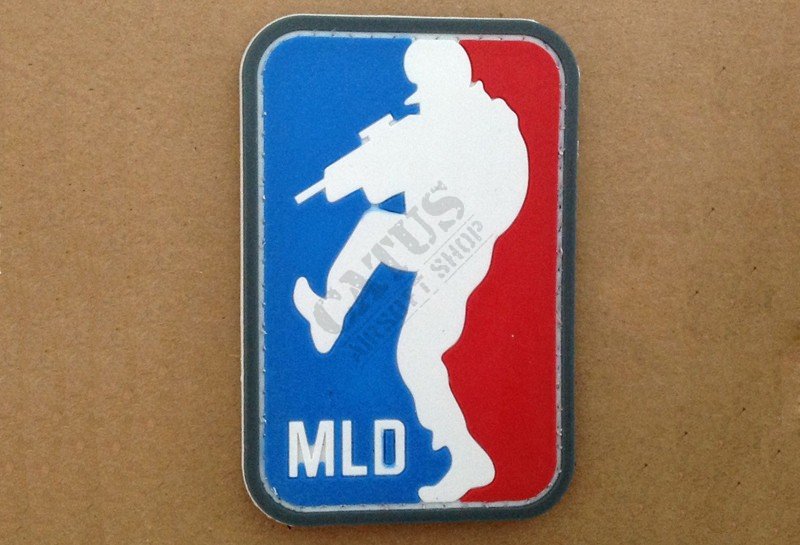 3D velcro patch MLD White 
