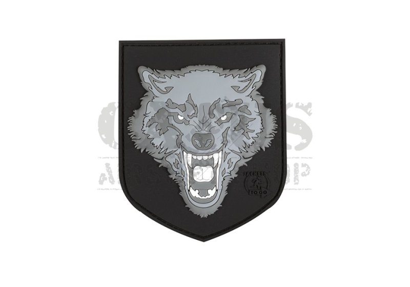 Wolf Rubber Patch Color Wolf Grey 