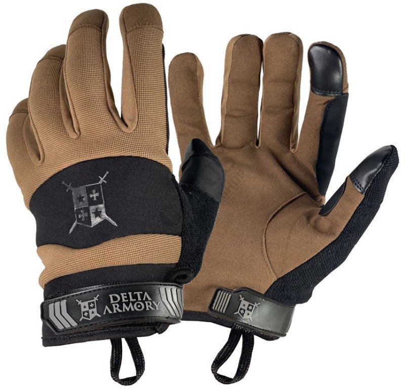 Delta Shooter Tactical Gloves Tan XS