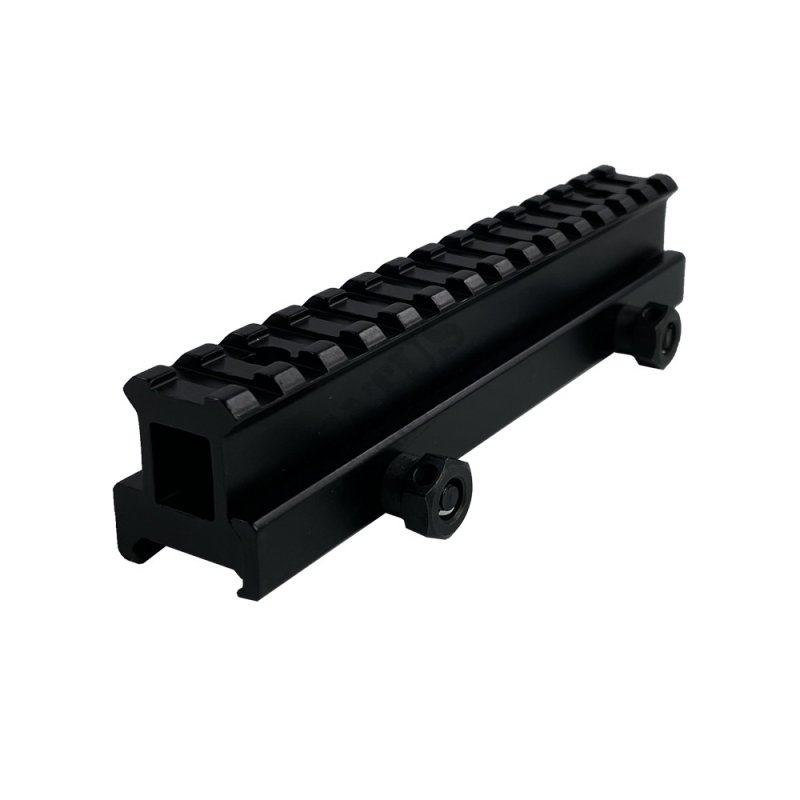 Airsoft raised mounting rail for Delta Armory RIS rails Black 