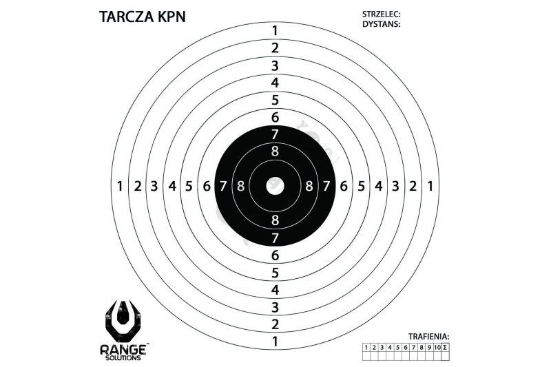 Range Solutions paper target 14x14cm 100pcs  