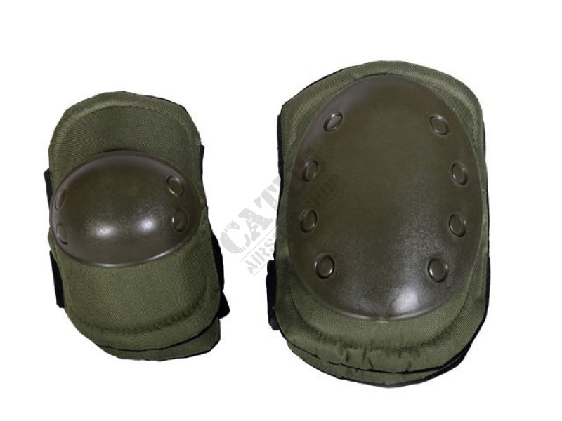 Knee and elbow pad set Guerilla Tactical Oliva 