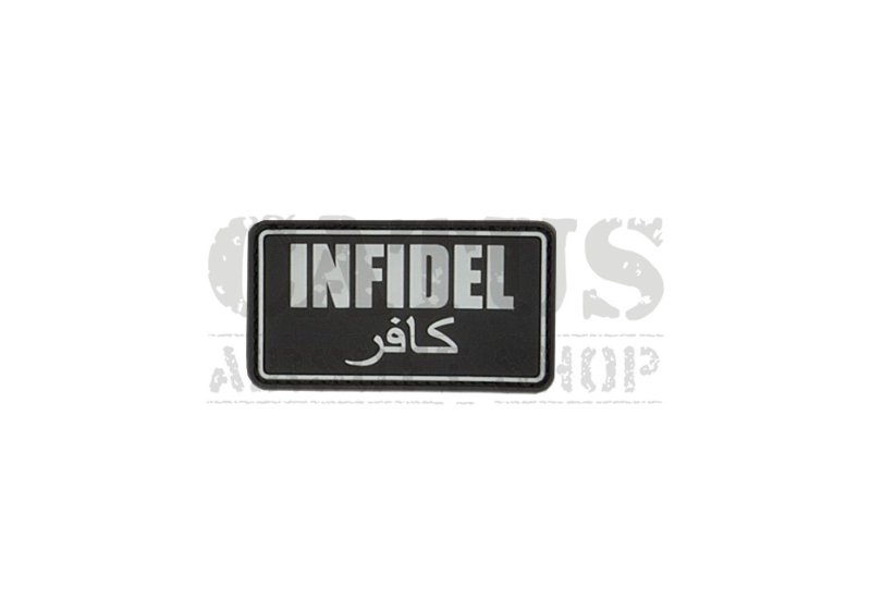 Infidel Rubber Patch SWAT Wolf Grey 