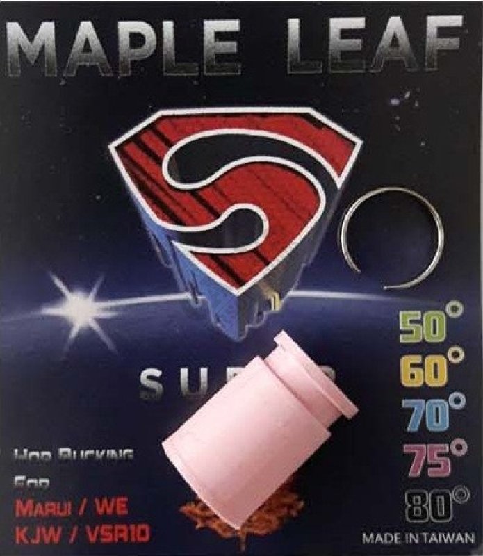 Airsoft Hop-up rubber Super 75° Maple Leaf Pink 