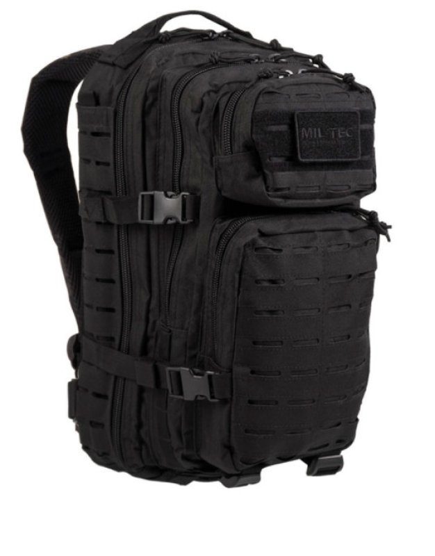 Tactical backpack ASSAULT SM laser cut 20L Mil-Tec Black