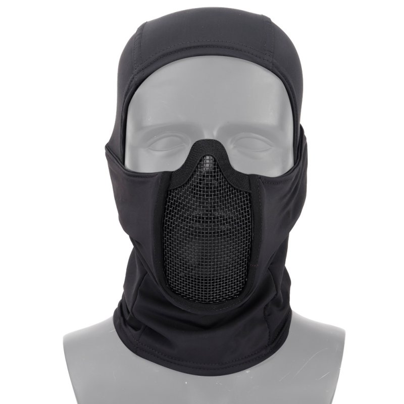Fighter Guerilla Tactical hood+mask Black 