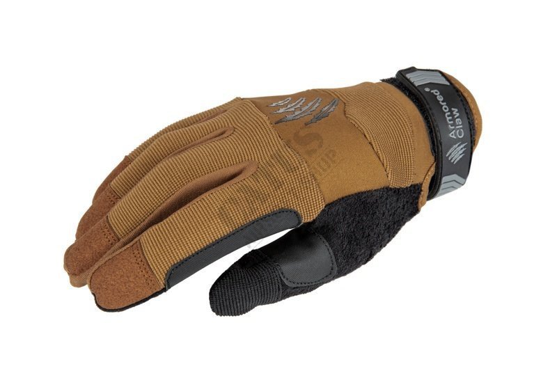 Tactical Gloves Accuracy Armored Claw Tan XS