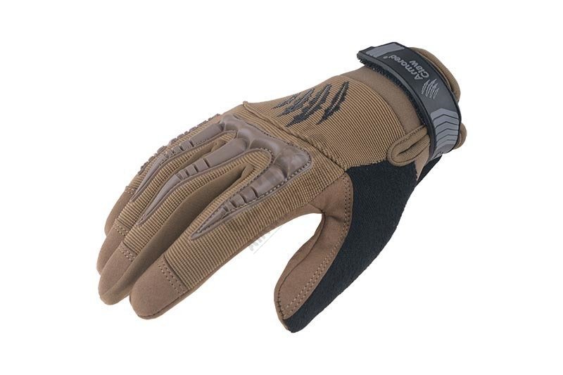 BattleFlex Armored Claw Tactical Gloves Tan XS