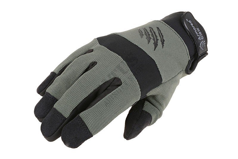Shooter Cold Weather Armored Claw Tactical Gloves Sage Green S