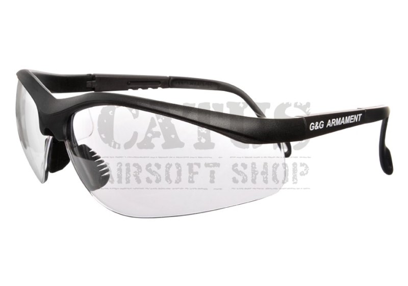 Shooting Glasses Clear Black 