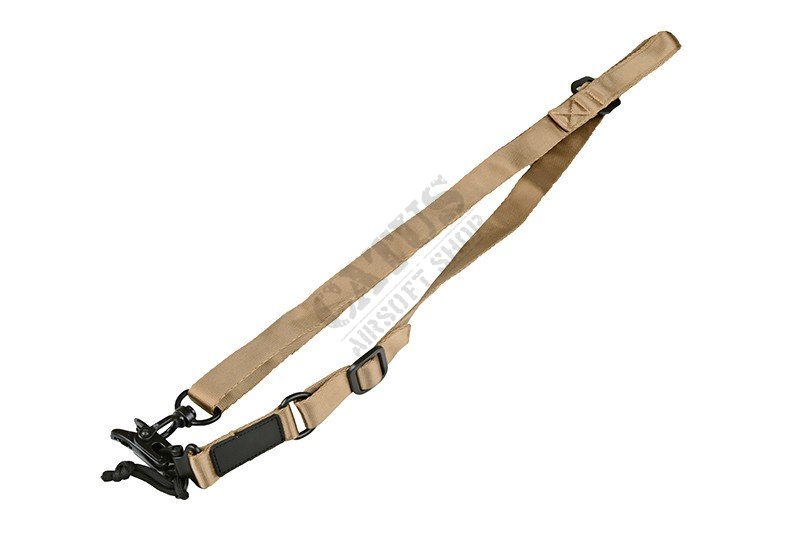 Tactical gun strap single and double point Tan 