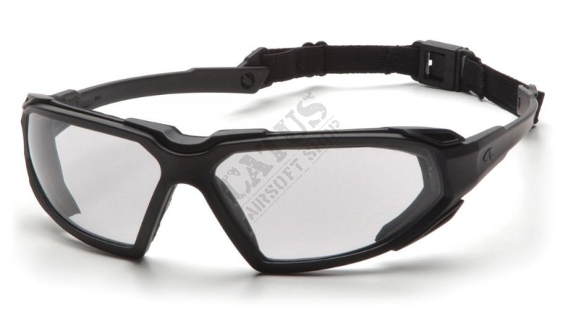 Highlander Anti-Fog Goggles Clear Pyramex Black