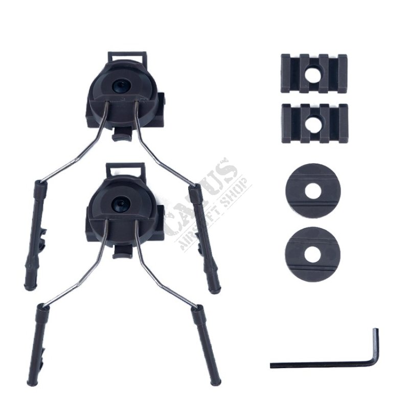 Mounting for Headset on FAST airsoft helmet Spider Delta Armory Black 