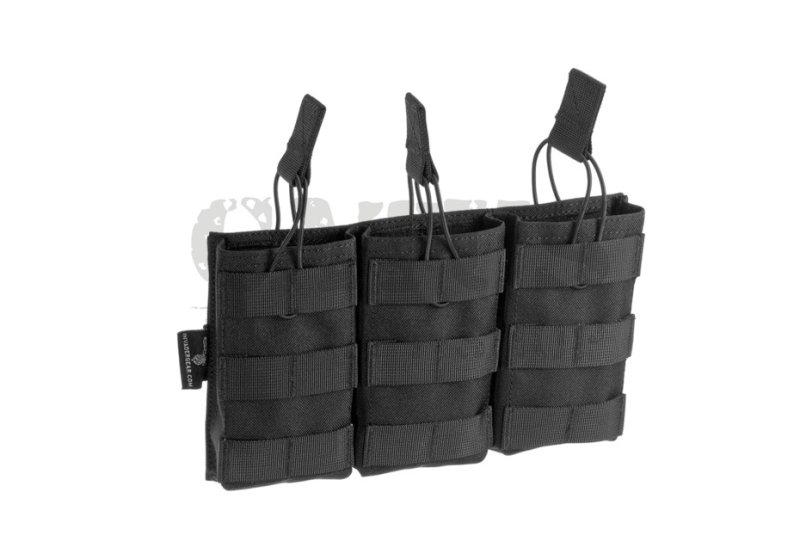 Pouch MOLLE holster for M4 magazine triple Invader Gear Black 