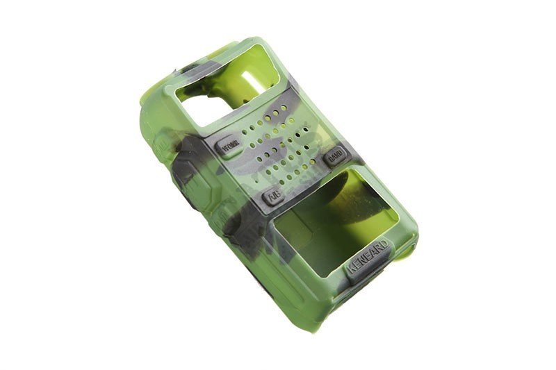 Elastic protective case for the Baofeng UV-5R radio Sage Green 