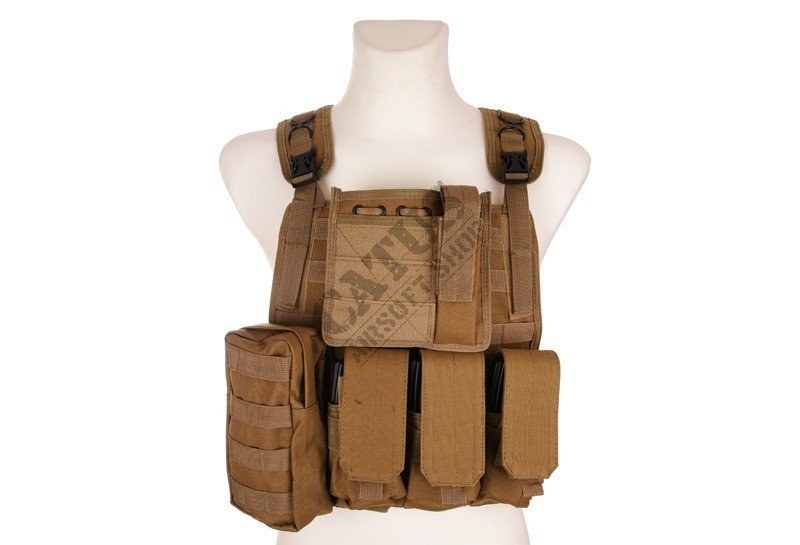 Tactical vest - Plate Carrier GFC Tactical Coyote 