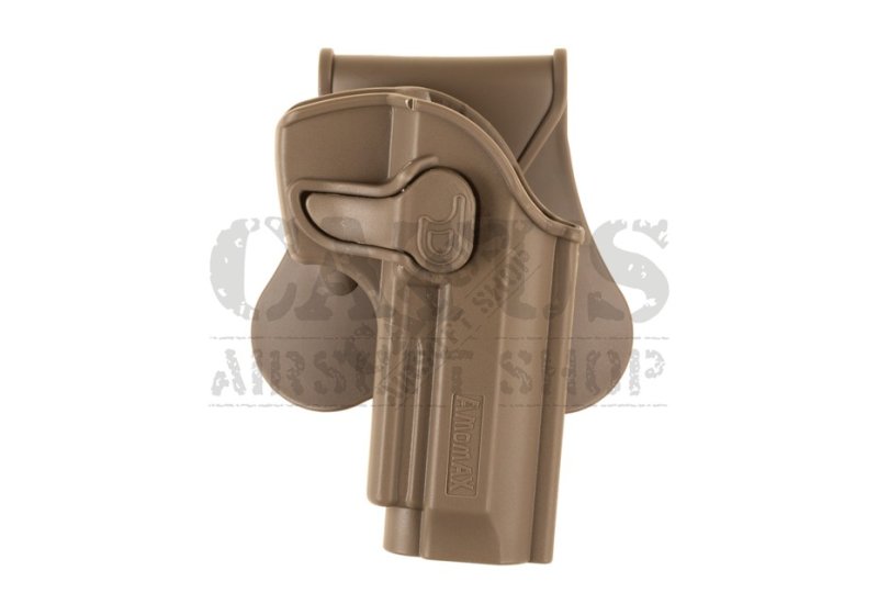 Belt holster for Airsoft pistol M92, 92FS, M9 Amomax Tan 