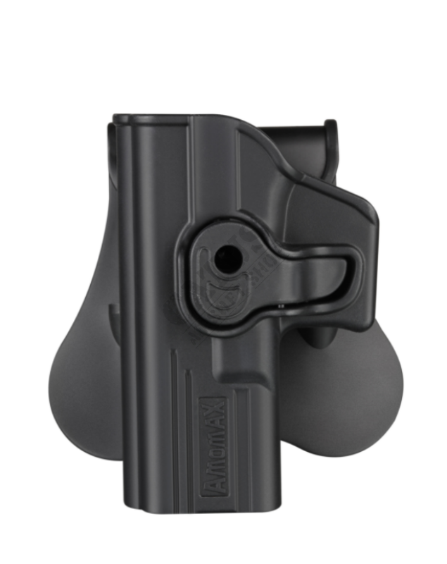 Belt holster for Airsoft Glock WE,TM,KJW pistol left Amomax Black