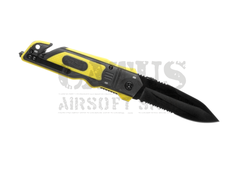 Folding knife Emergency Rescue Walther Yellow 