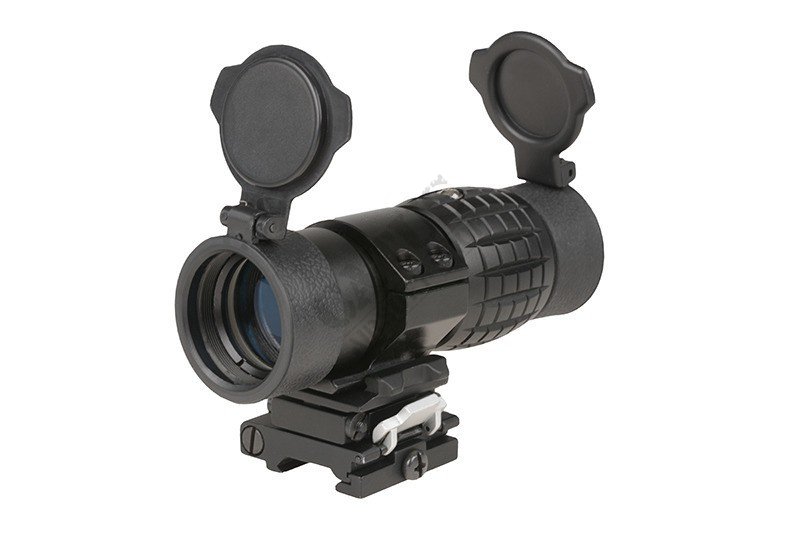 3x35 riflescope with Magnifier mount Guerilla Optics  