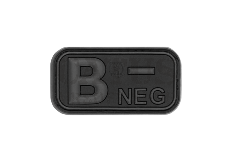 Velcro patch 3D B Neg JTG Black 