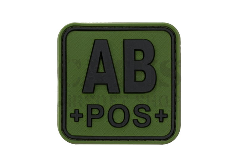3D velcro patch AB Pos Forest 