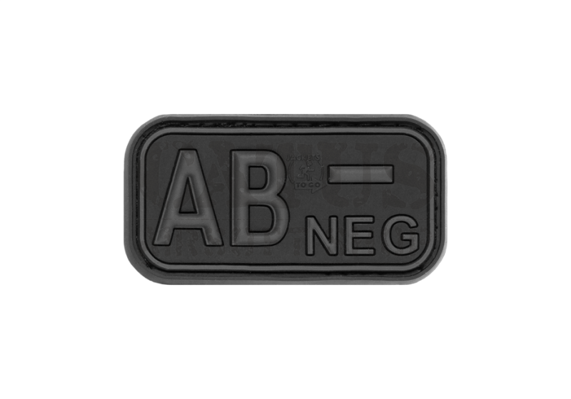 Velcro patch 3D AB Neg Black 