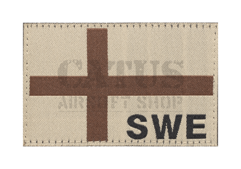 Velcro patch Sweden flag Claw Gear Desert 