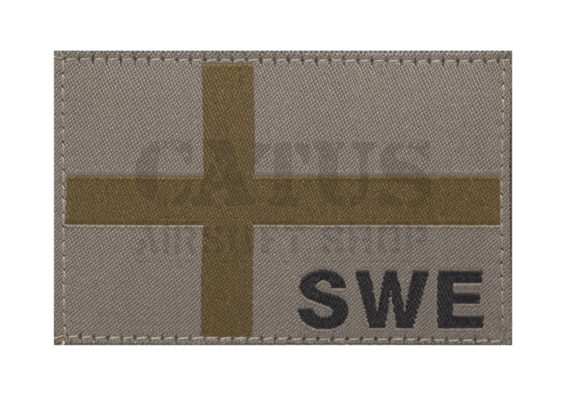 Velcro patch Sweden flag Claw Gear Dark Grey 