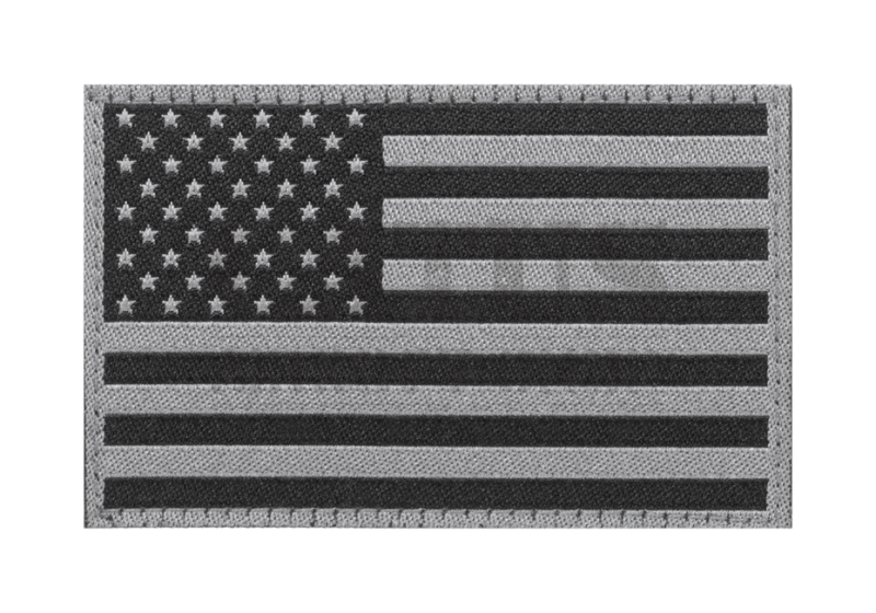 Velcro patch 3D USA Flag Claw Gear Wolf Grey 