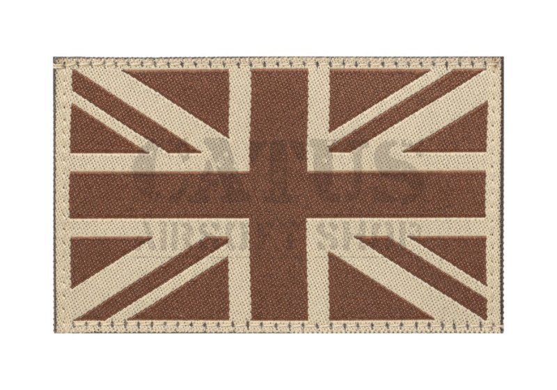 Velcro patch Great Britain flag Claw Gear Desert 