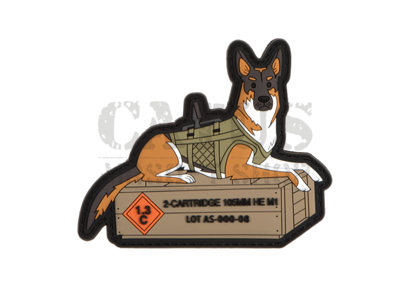 Velcro patch 3D German Shepard Tactical Dog  